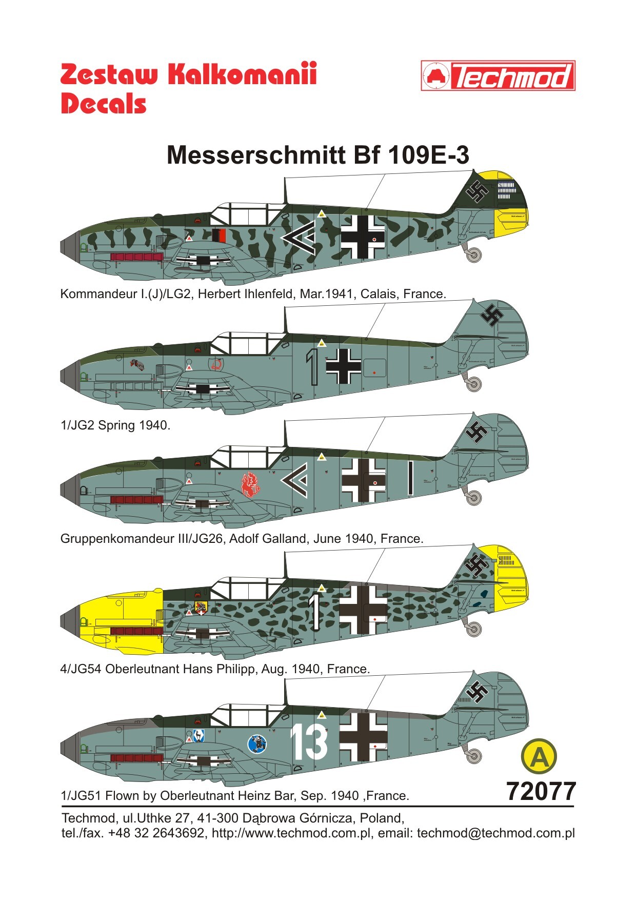 Messerschmitt Bf 109E-3