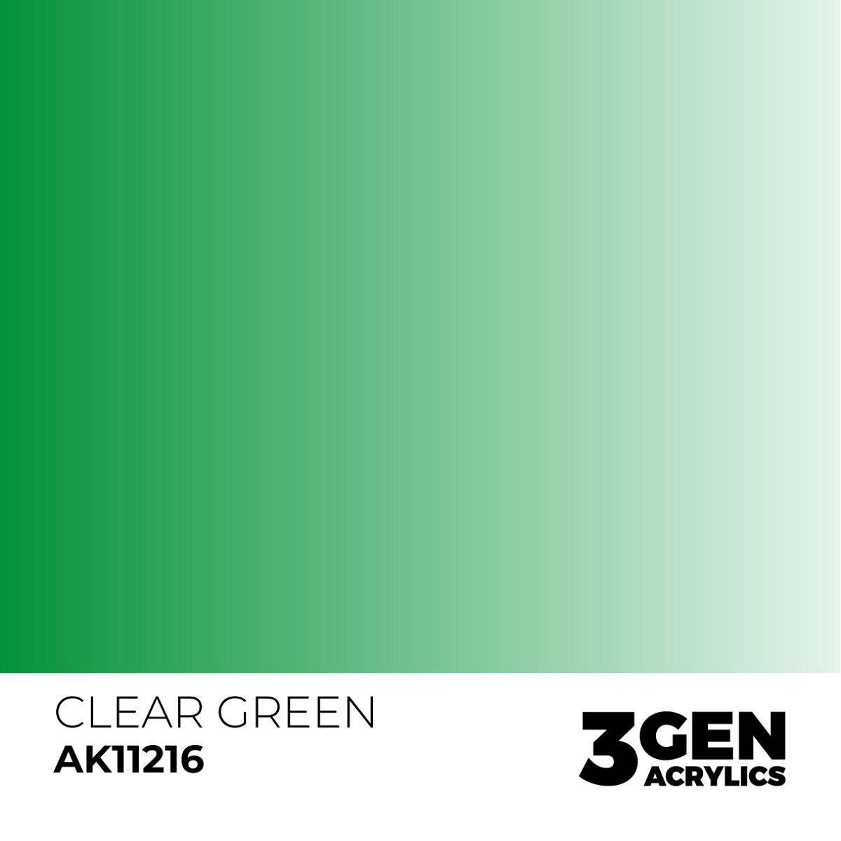Acrylics 3GEN -  Clear Green