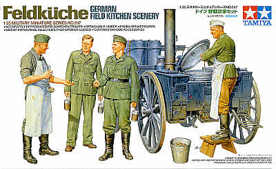 German Field Kitchen Scenery