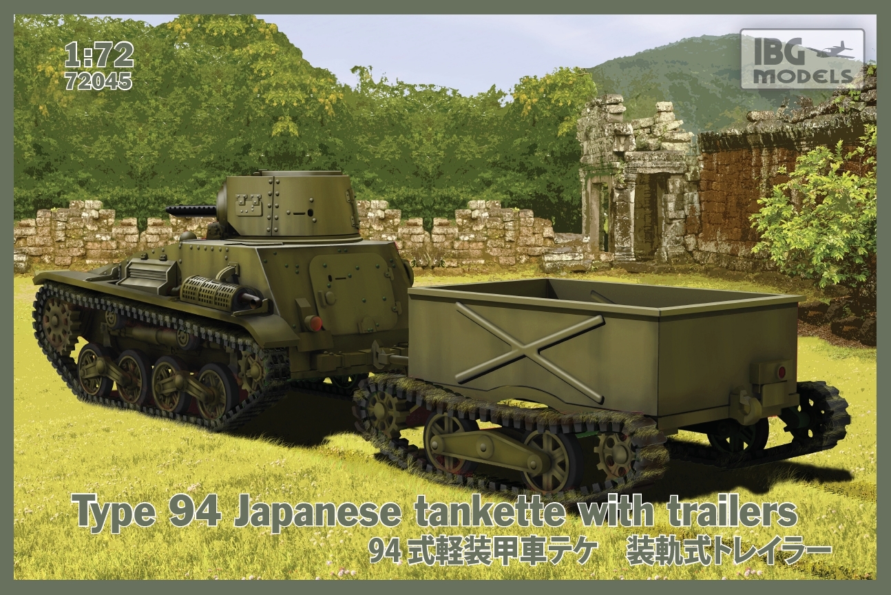 Type 94 Japanese Tankette wit trailer