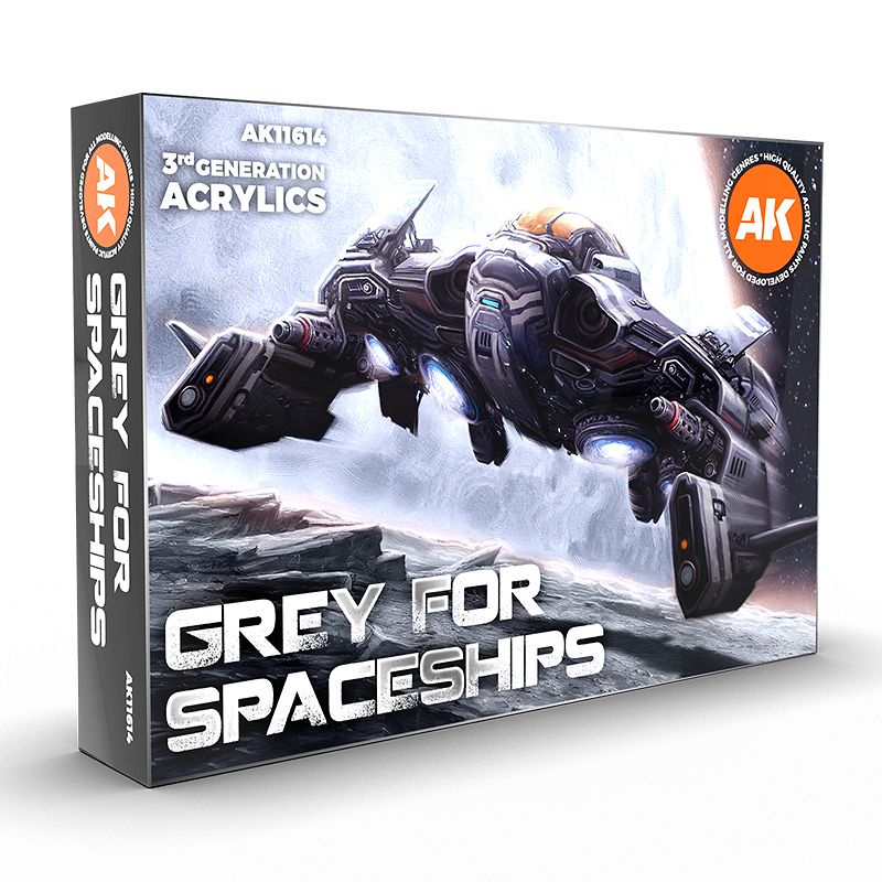 Acrylics 3GEN - Grey For Spaceships Set